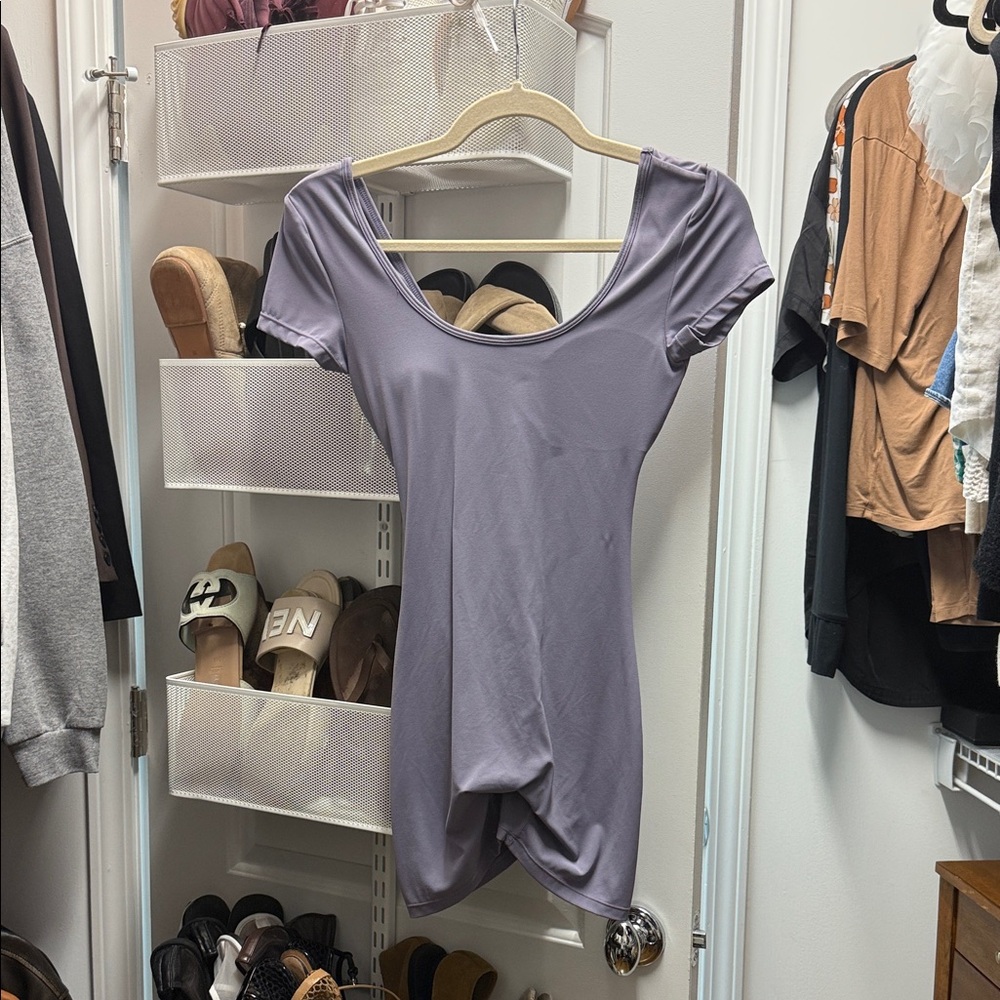 Amazon Lavender Short Sleeve Bodysuit